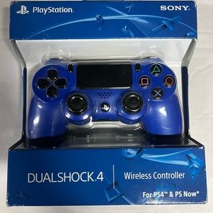 PS4 Wave Blue Dual Shock 4 Wireless Controller